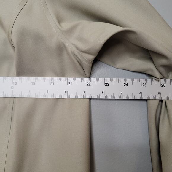 Orvis shirt women's size 18 100% cotton pale green button up l/s non-wrinkle top - Picture 8 of 10